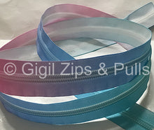 Load image into Gallery viewer, Zipper Tape - Dark Pastel Teeth Same as Tape
