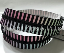 Load image into Gallery viewer, Zipper Tape - Rainbow Stripes - Regular &amp; Pastel
