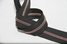 Load image into Gallery viewer, Zipper Tape - Black Tape - 3 Teeth Color Options
