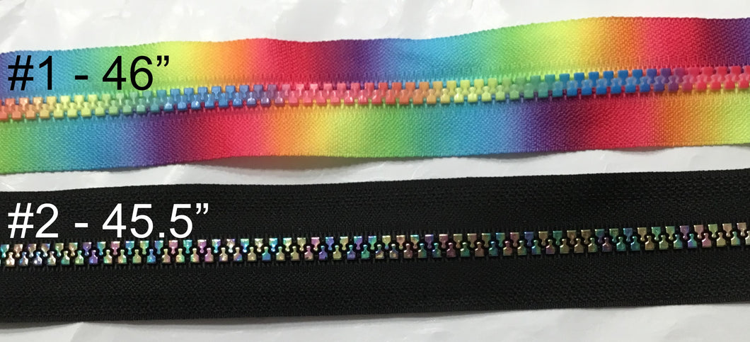 Zipper Pieces - Rainbow