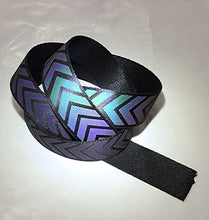 Load image into Gallery viewer, Webbing - Multi Color Light Reflective Chevron 1&quot;
