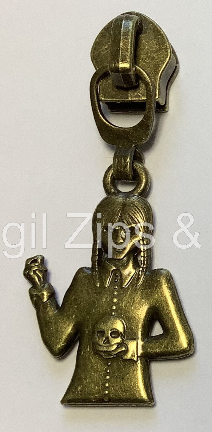 Dark Girl with skull - 4 Colors