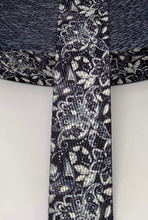 Load image into Gallery viewer, Webbing - Black and White Paisley
