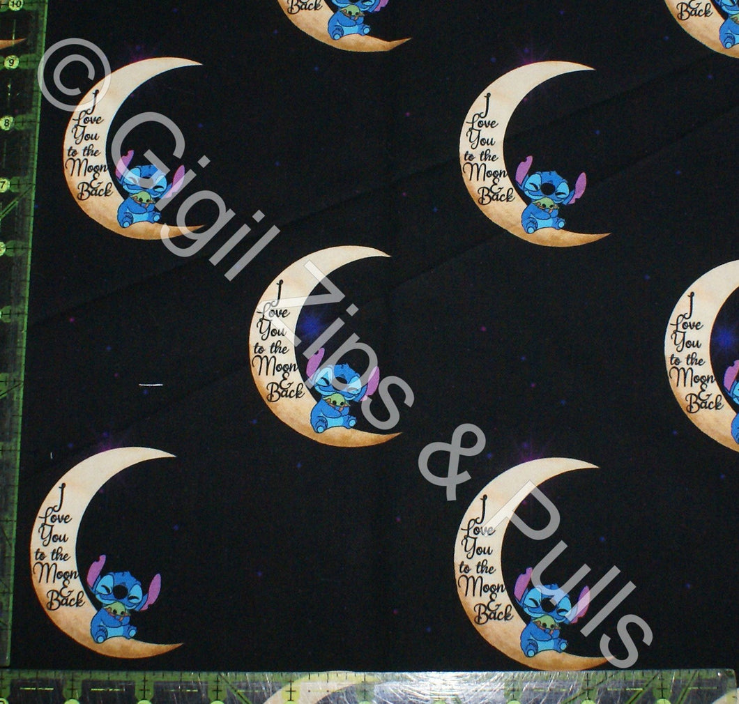 Alien Moon - Seamless Design Fabric - By the Yard