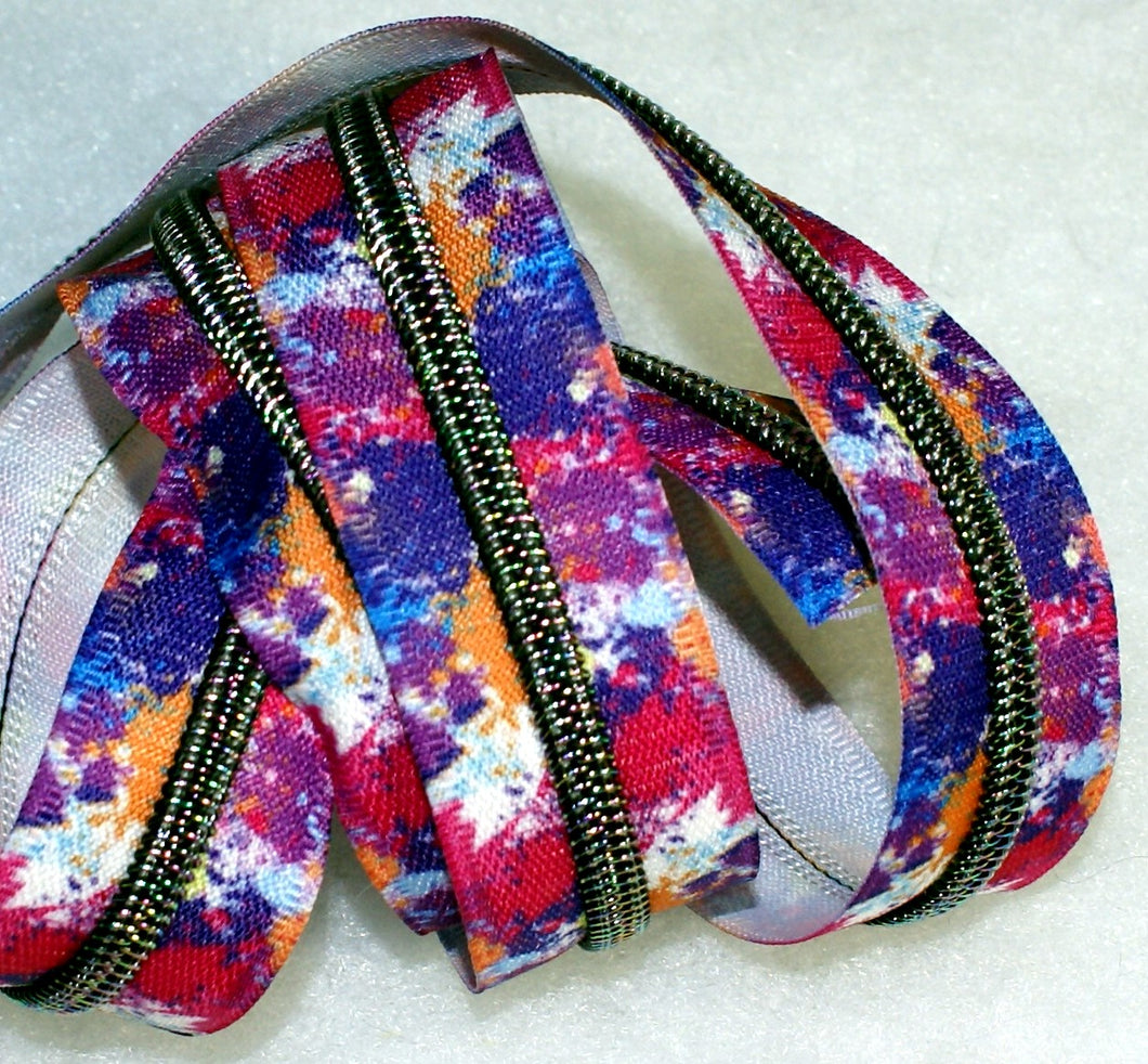 Zipper Tape - Paint Splash