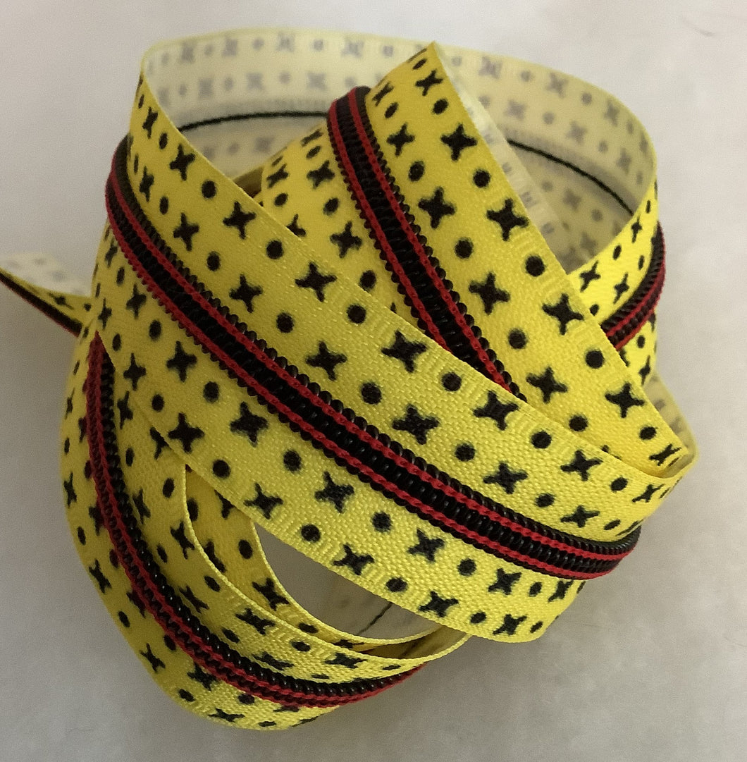 Zipper Tape -  x's and o's